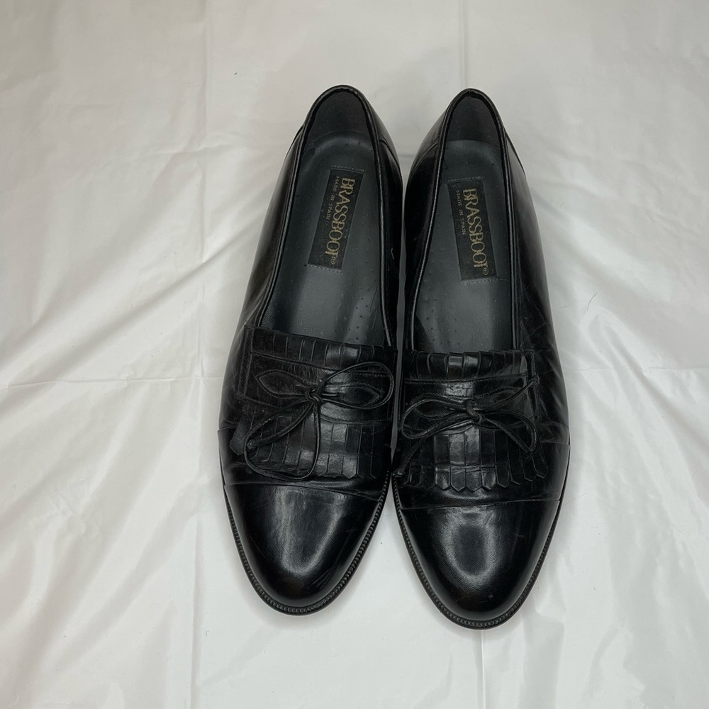 Brass Boot size 10 Black